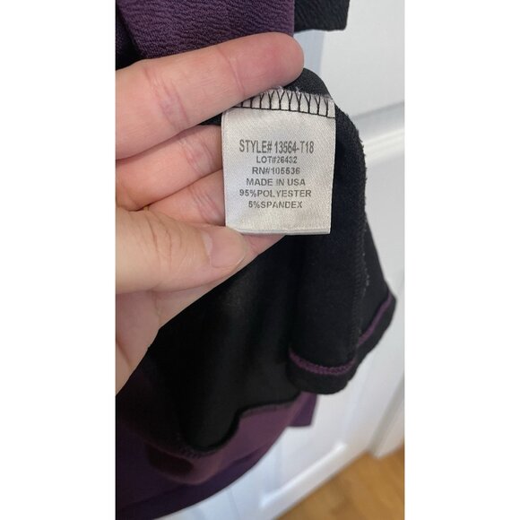 Vtg Slinky Brand Womens Open Front Cardigan Size 2X Colorblock Duster Flowy Bold - Picture 7 of 10